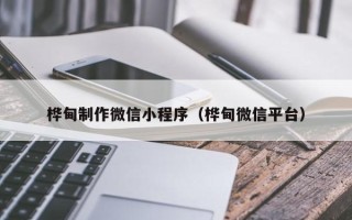 南阳桦甸制作微信小程序（桦甸微信平台）